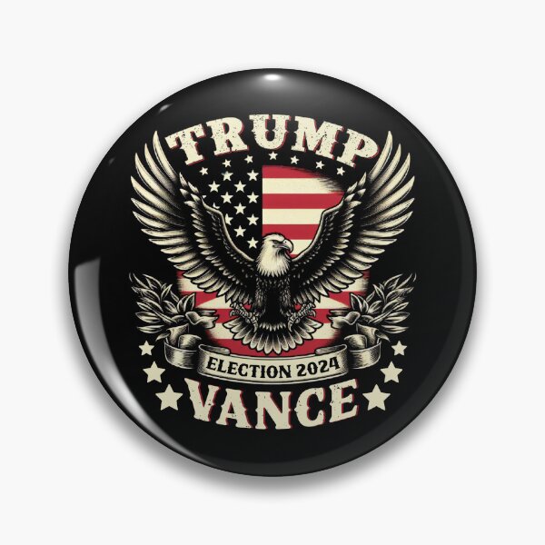 Item preview, Trump Vance 2024 Vote Trump Retro Vintage USA Flag Patriotic designed and sold by GravitiTees.
