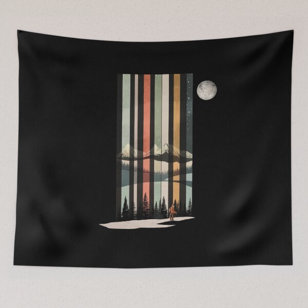 Item preview, Nature walk winter moon designed and sold by Heneket.