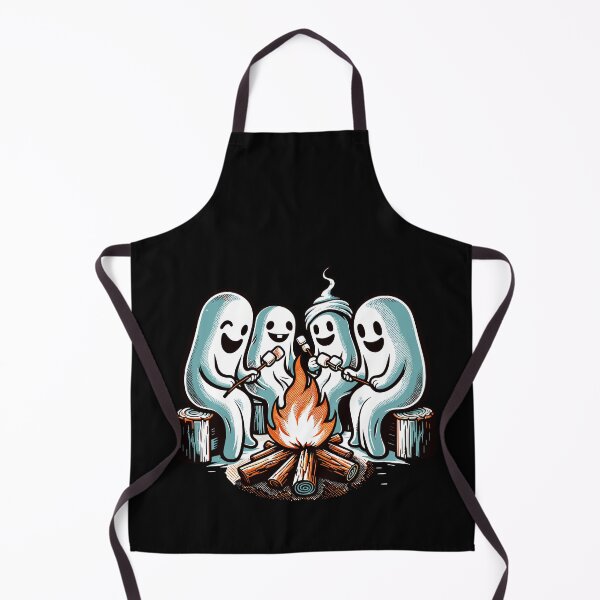 Item preview, Ghosts At Campfire Camping Site Funny Halloween designed and sold by LuminOrb.