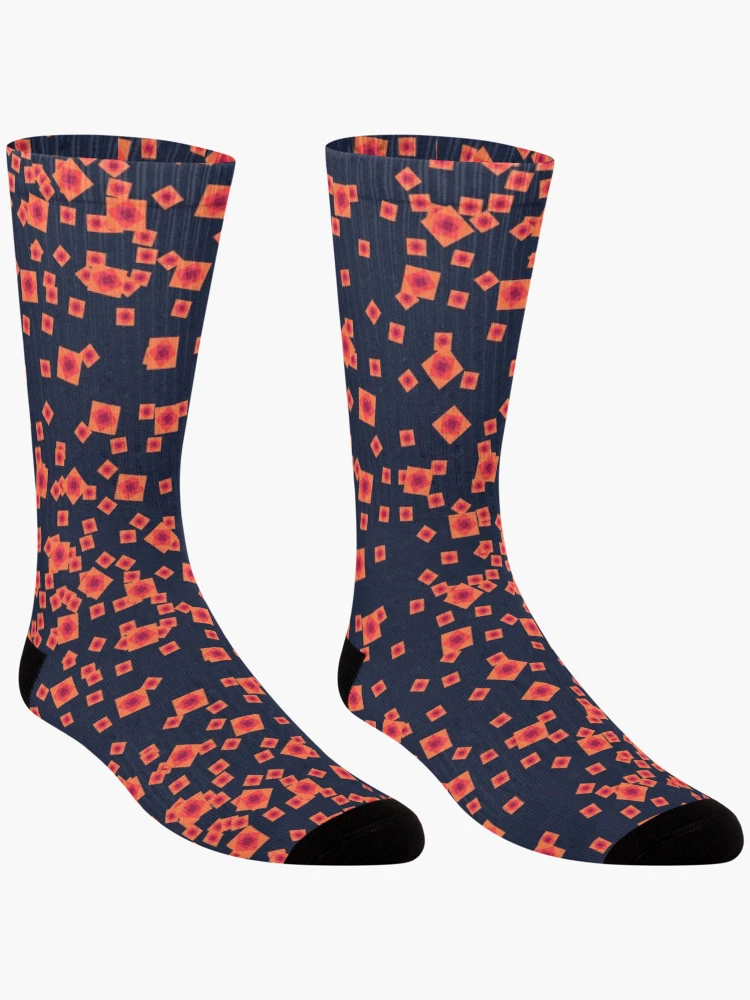 Thumbnail 3 of 5, Socks, FLOWER ROSES ABSTRACT designed and sold by EDO-ART.
