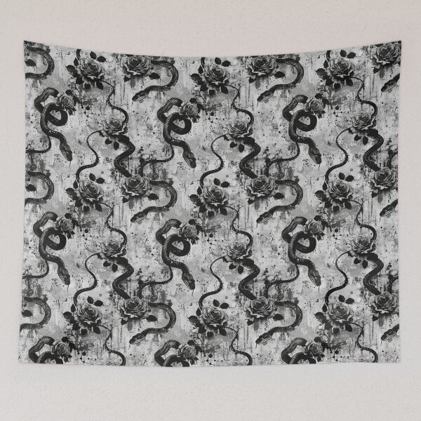 Item preview, Grunge Gothic Halloween Snakes and Roses Decadent designed and sold by AgathaZolastore.
