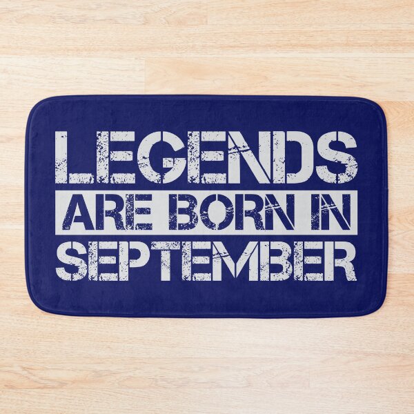 Item preview, Legends Are Born in September designed and sold by VIBEARTZDESIGN.