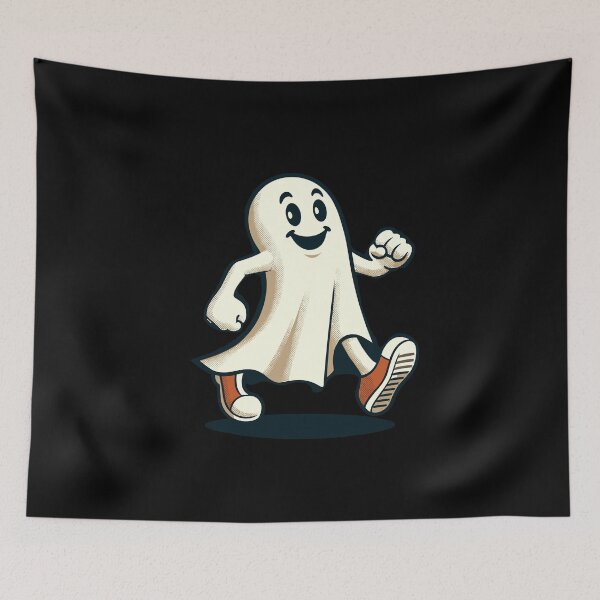 Artikelvorschau, Funny Vintage Ghost Retro Art Style Halloween entworfen und verkauft von LuminOrb.