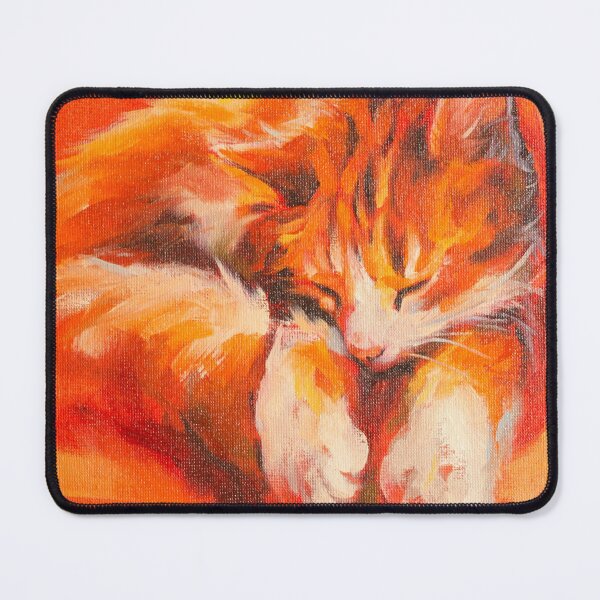 Item preview, Sleeping Tabby Painting designed and sold by Ivanka Eldé.