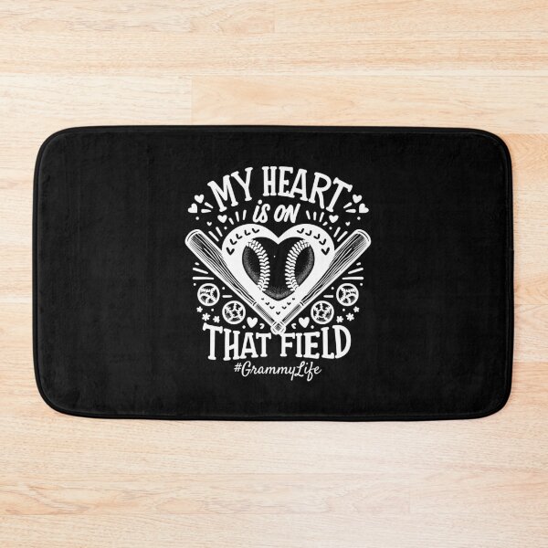 Item preview, My Heart is on That Field Baseball Softball Grammy designed and sold by Dressed For  Duty.