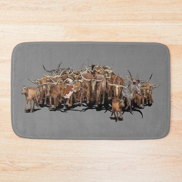 Item preview, Longhorn Steers Cattle Herd designed and sold by oz10.