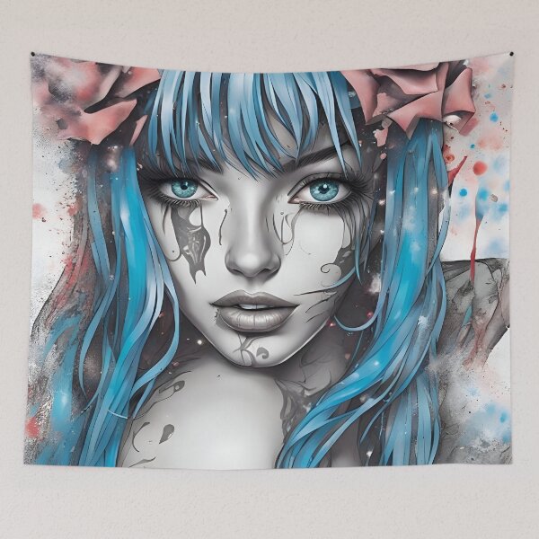 Item preview, Blue Hair Fairy designed and sold by sifo2024.