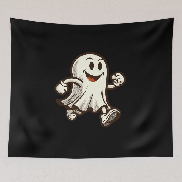 Artikelvorschau, Lustiger Vintage Geist Retro Kunststil Halloween entworfen und verkauft von LuminOrb.