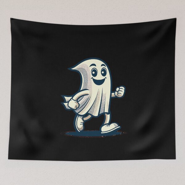 Artikelvorschau, Funny Vintage Ghost Retro Art Style Halloween entworfen und verkauft von LuminOrb.