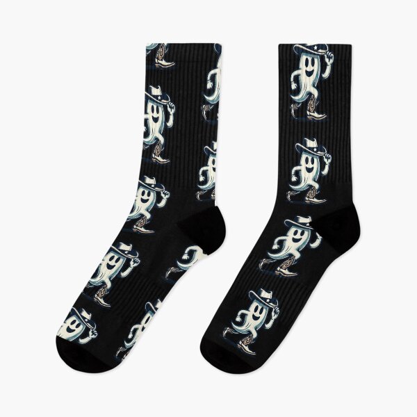 Item preview, Funny Cowboy Ghost Boots Hat Halloween Design designed and sold by LuminOrb.