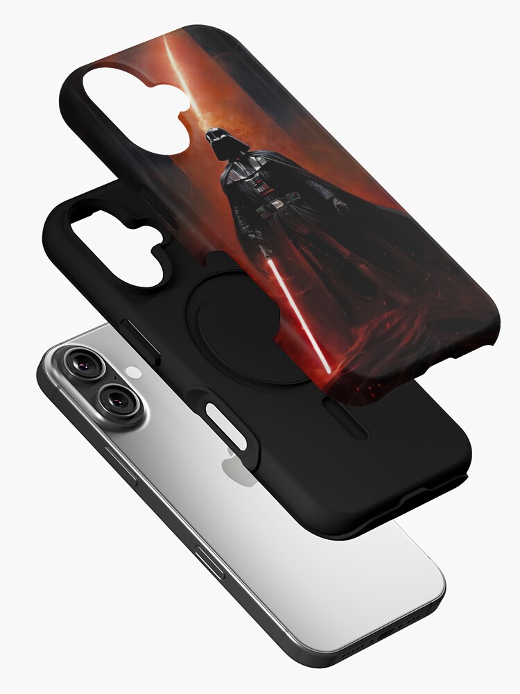 Imagen 2 de 4, Funda de iPhone con la obra señor vader, diseñada y vendida por NoobsDesign.