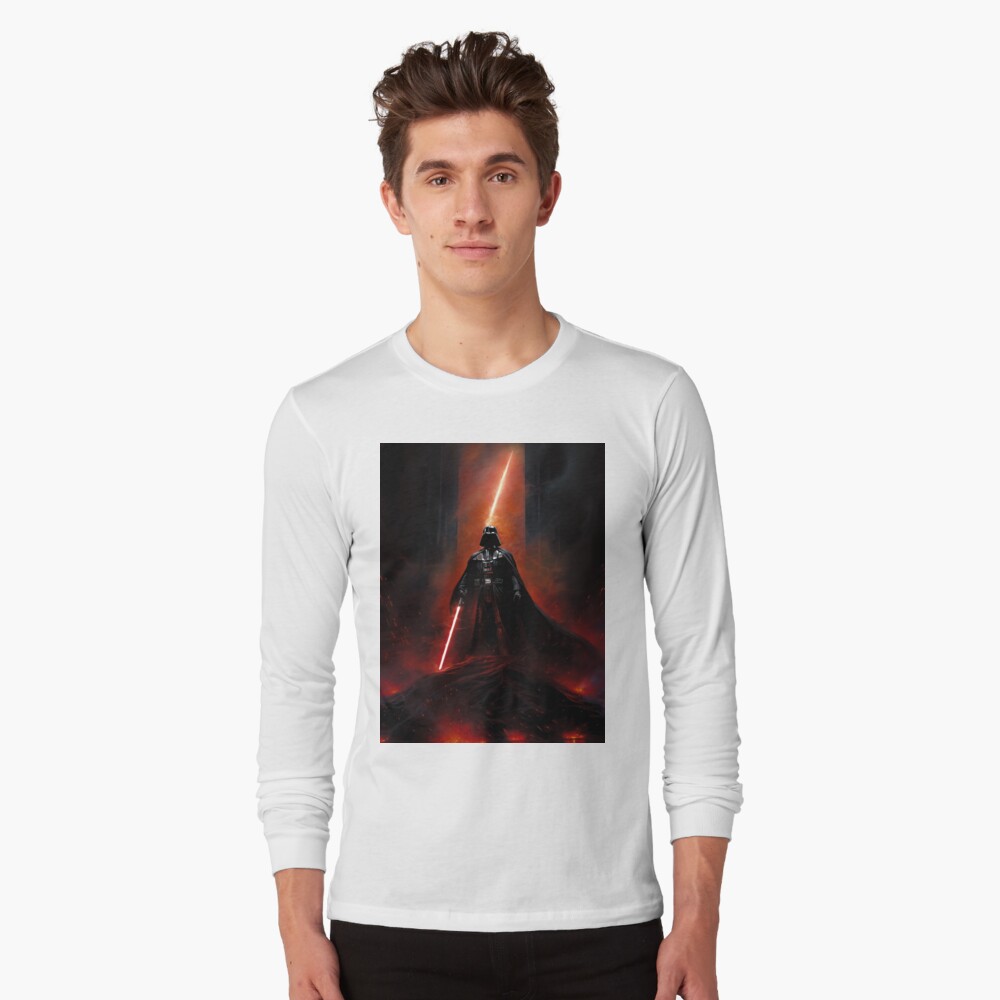 Vista previa del artículo con la obra «Camiseta de manga larga», diseñado y vendido por NoobsDesign.