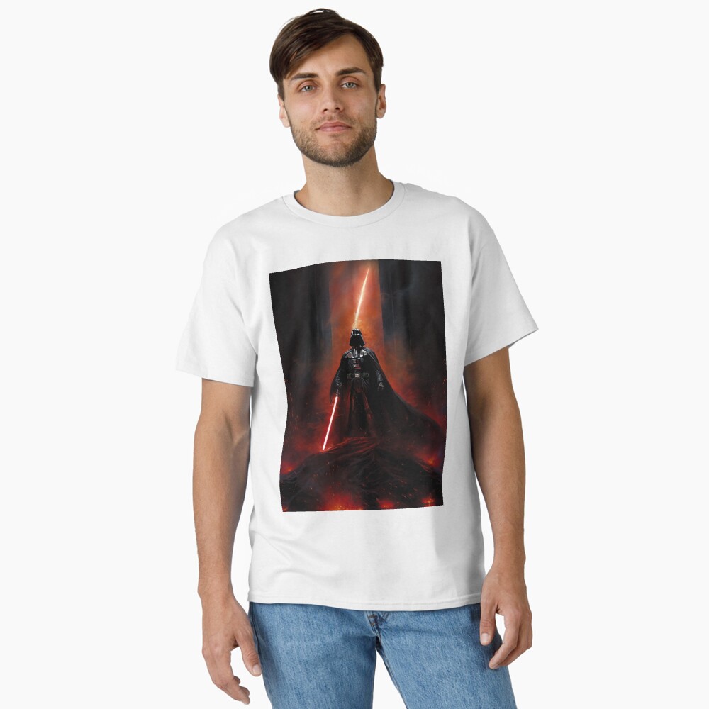 Vista previa del artículo con la obra «Camiseta clásica», diseñado y vendido por NoobsDesign.