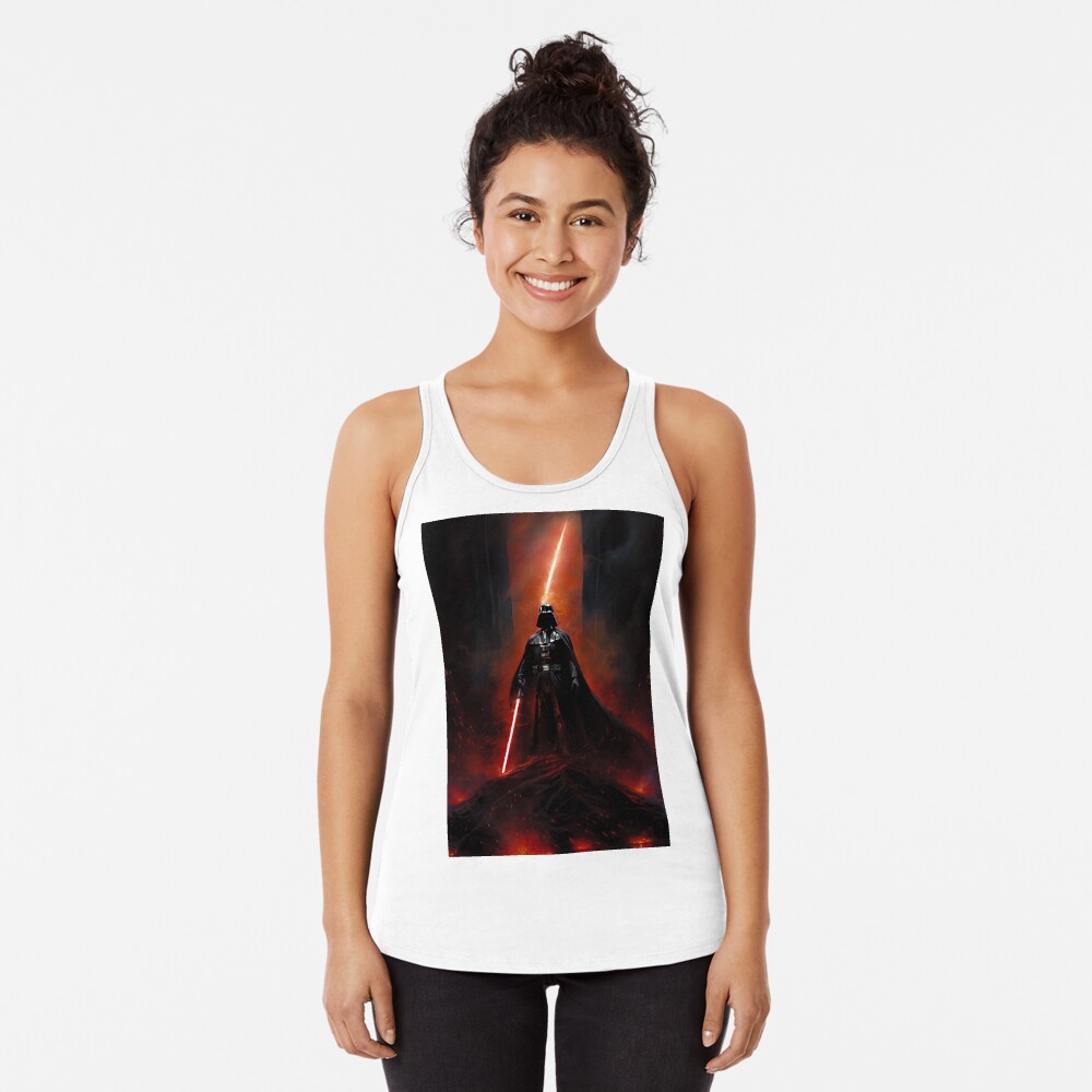 Vista previa del artículo con la obra «Camiseta con espalda nadadora», diseñado y vendido por NoobsDesign.