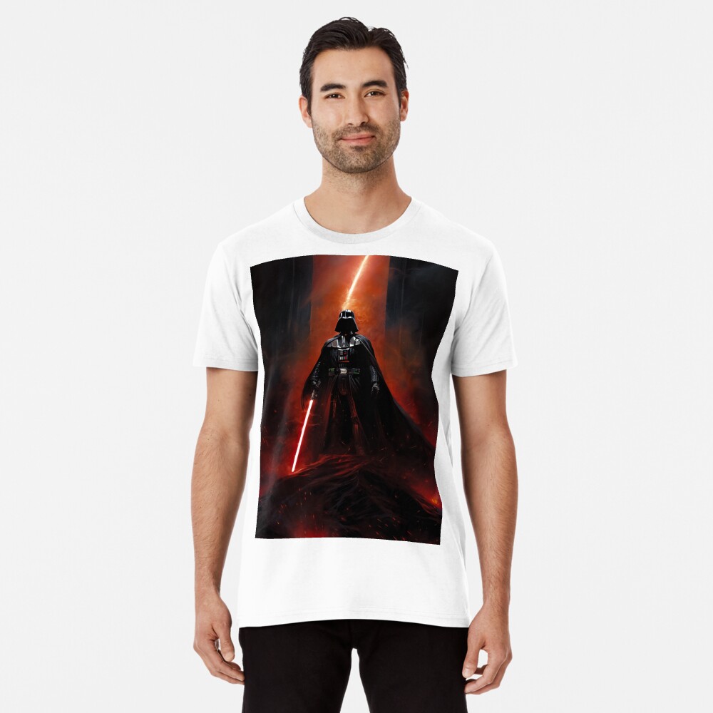 Vista previa del artículo con la obra «Camiseta premium», diseñado y vendido por NoobsDesign.