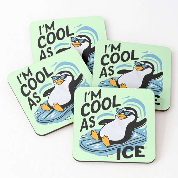 Item preview, I'm Cool As Ice Cute Penguin  designed and sold by AlphaTeez.
