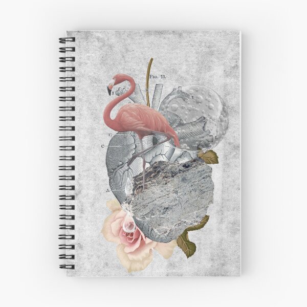 Item preview, Flamingo, rose, bubble, collage designed and sold by SarafunBerlin.