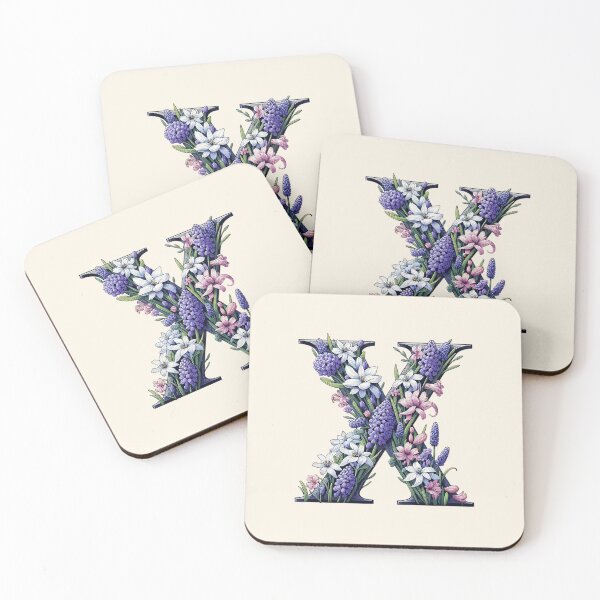 Item preview, Floral Letter X designed and sold by zzz888.