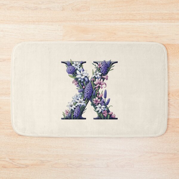 Item preview, Floral Letter X designed and sold by zzz888.