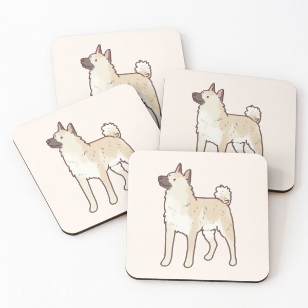 Item preview, Norwegian Buhund Dog illustration  designed and sold by Artofmayara.