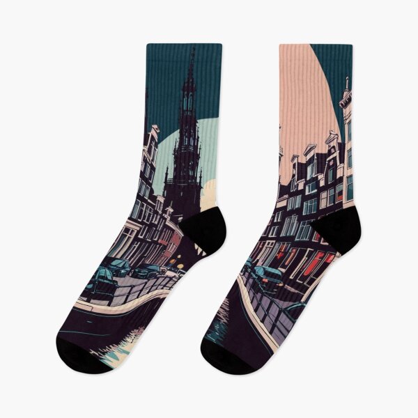 Item preview, Nightlife in amsterdam designed and sold by MrRobotAI.
