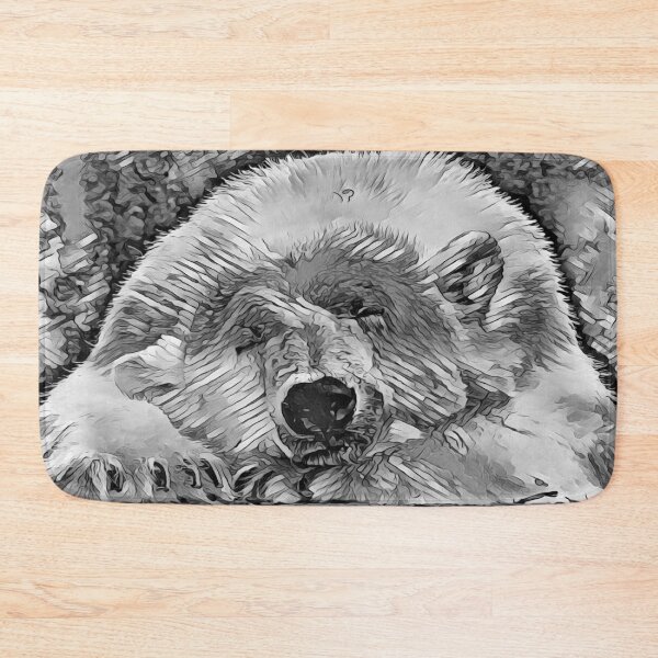 Item preview, AnimalArtBW Polarbear 001 designed and sold by JAMFoto.