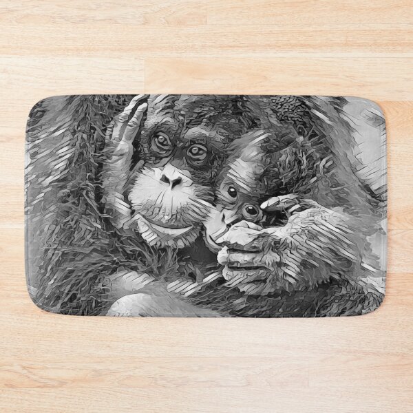 Item preview, AnimalArtBW OrangUtan 003 designed and sold by JAMFoto.