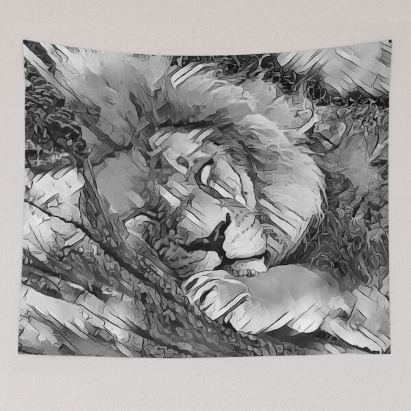 Item preview, AnimalArtBW Lion 07 designed and sold by JAMFoto.