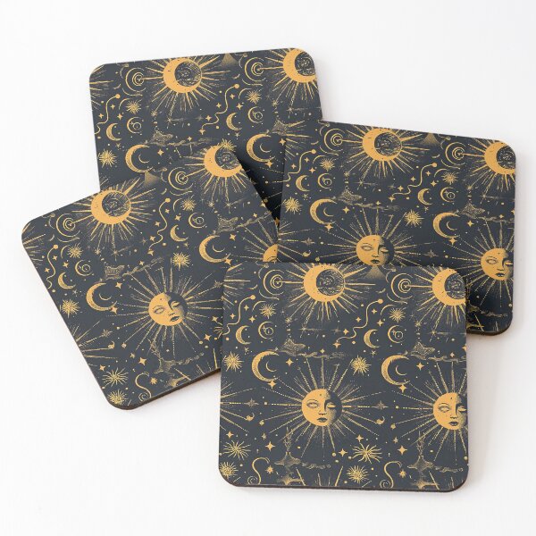 Item preview, Celestial Shadows: Dark Gothic Sun and Moon designed and sold by NikkofTime.