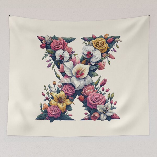 Item preview, Blooming Letter X designed and sold by zzz888.