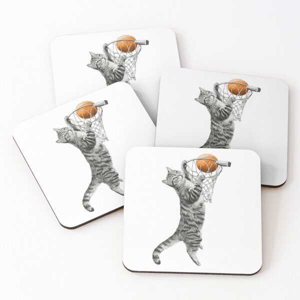 Item preview, Funny Basketball Cat Player designed and sold by Wild-Co.