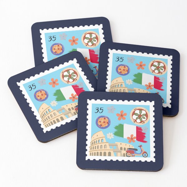 Item preview, Italian stamp designed and sold by AnulaArt.