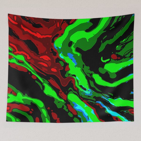 Item preview, Black and Green Wave designed and sold by Art-Istin-See.