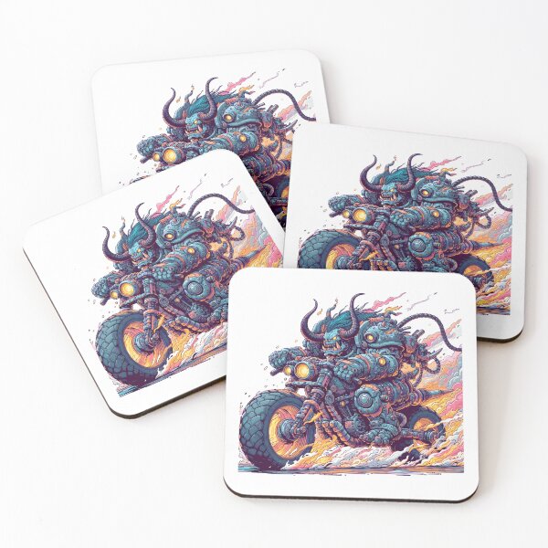 Item preview, A cartoon character on motorbike designed and sold by DastonAkramov.