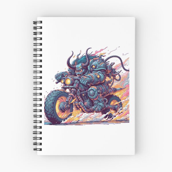 Item preview, A cartoon character on motorbike designed and sold by DastonAkramov.
