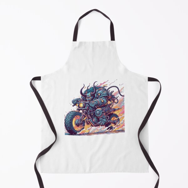 Item preview, A cartoon character on motorbike designed and sold by DastonAkramov.