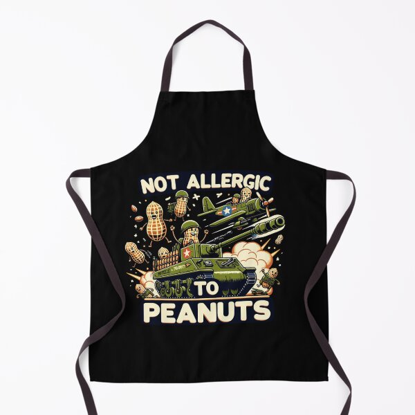 Item preview, Not Allergic To Peanuts Butter Funny Weird Meme designed and sold by Dressed For Duty.