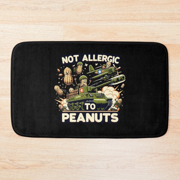 Item preview, Not Allergic To Peanuts Butter Funny Weird Meme designed and sold by Dressed For  Duty.