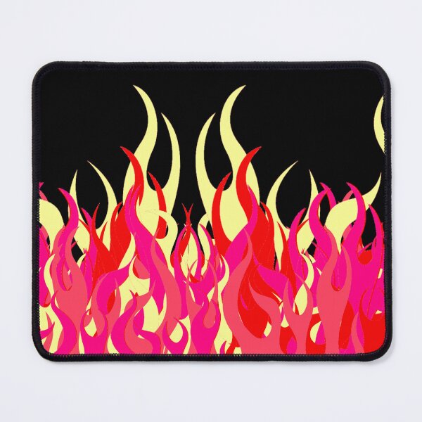 Item preview, Abstract Pink, Red and Yellow Flames designed and sold by Corinne Alexa Jackson.