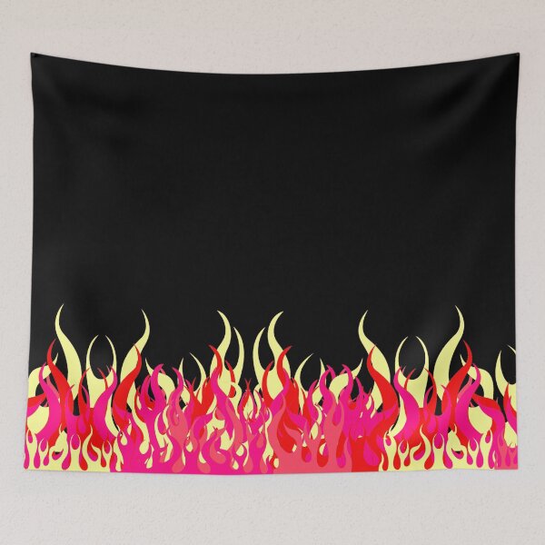 Item preview, Abstract Pink, Red and Yellow Flames designed and sold by Corinne Alexa Jackson.