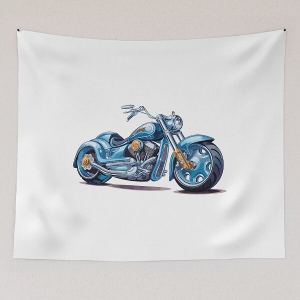 Item preview, Blue motorcycle designed and sold by DastonAkramov.