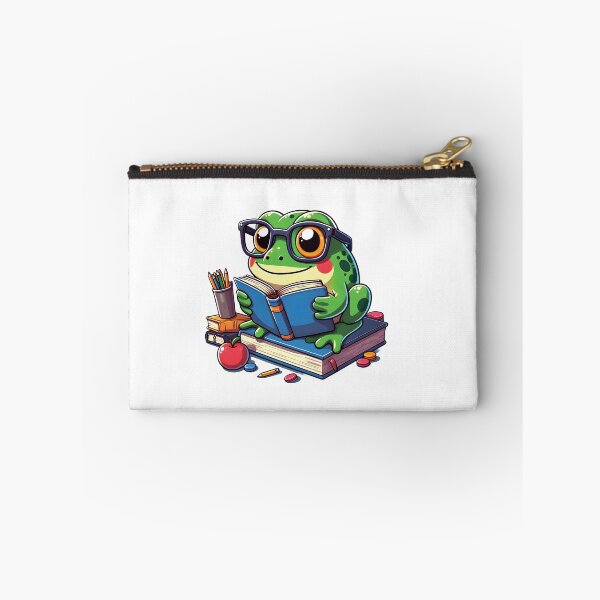 Item preview, cottagecore aesthetic frog with book cute goblincore designed and sold by Almasrigroup.