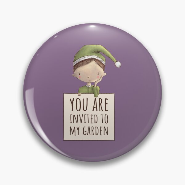 Item preview, Garden Gnome invites you to his garden designed and sold by Scrabbly Doodles.