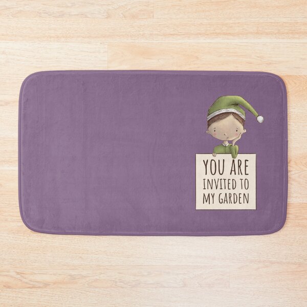 Item preview, Garden Gnome invites you to his garden designed and sold by Scrabbly Doodles.
