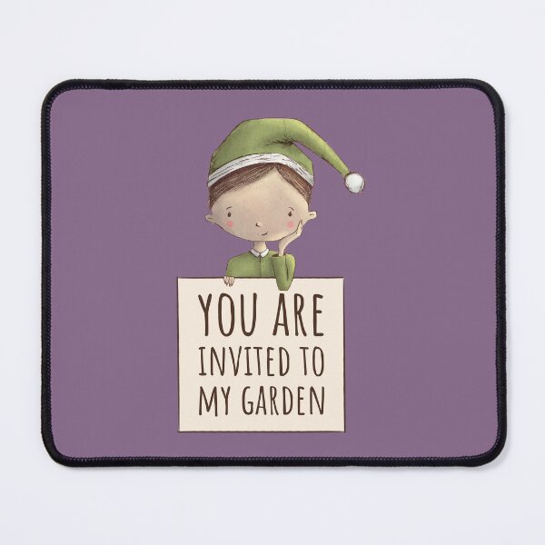 Item preview, Garden Gnome invites you to his garden designed and sold by Scrabbly Doodles.