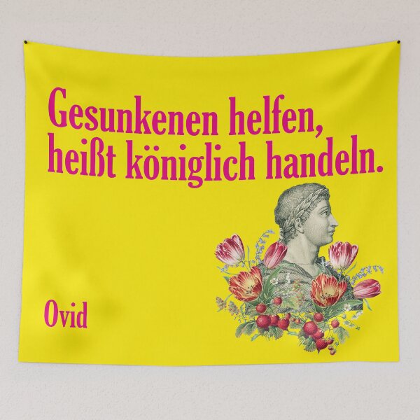 Item preview, Helping the fallen is acting royally, Ovid designed and sold by Mauswohn.