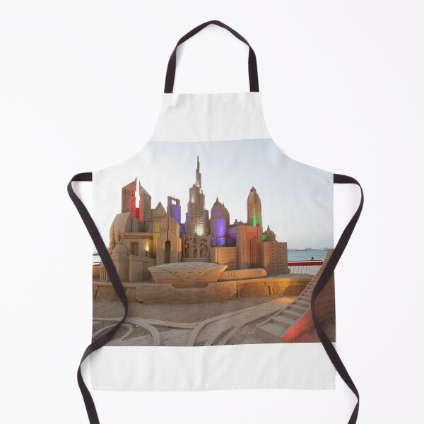 Item preview, Sandsculpture Dubai Skyline with lights designed and sold by Jennifer Rossen.