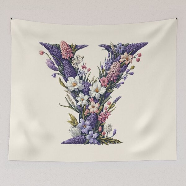 Item preview, Floral Letter Y designed and sold by zzz888.