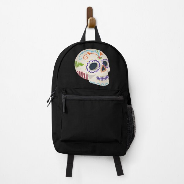 Item preview, Skull Spectrum: A White Skull with Vibrant Colorful Designs designed and sold by Luxuriously.