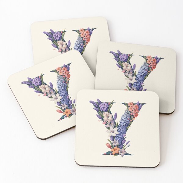 Item preview, Floral Letter Y designed and sold by zzz888.